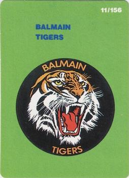 1990 Stimorol NRL #11 Crest - Tigers Front